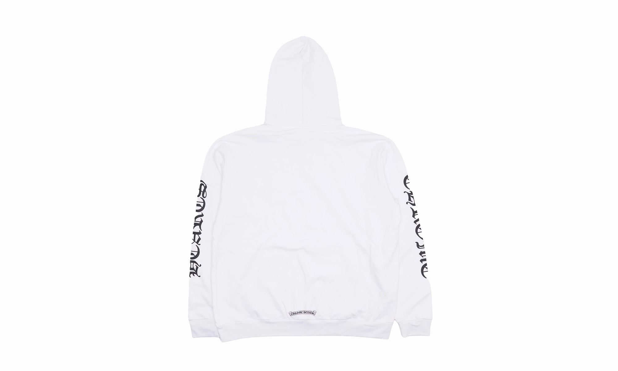 Vertical Logo Hoodie "White"