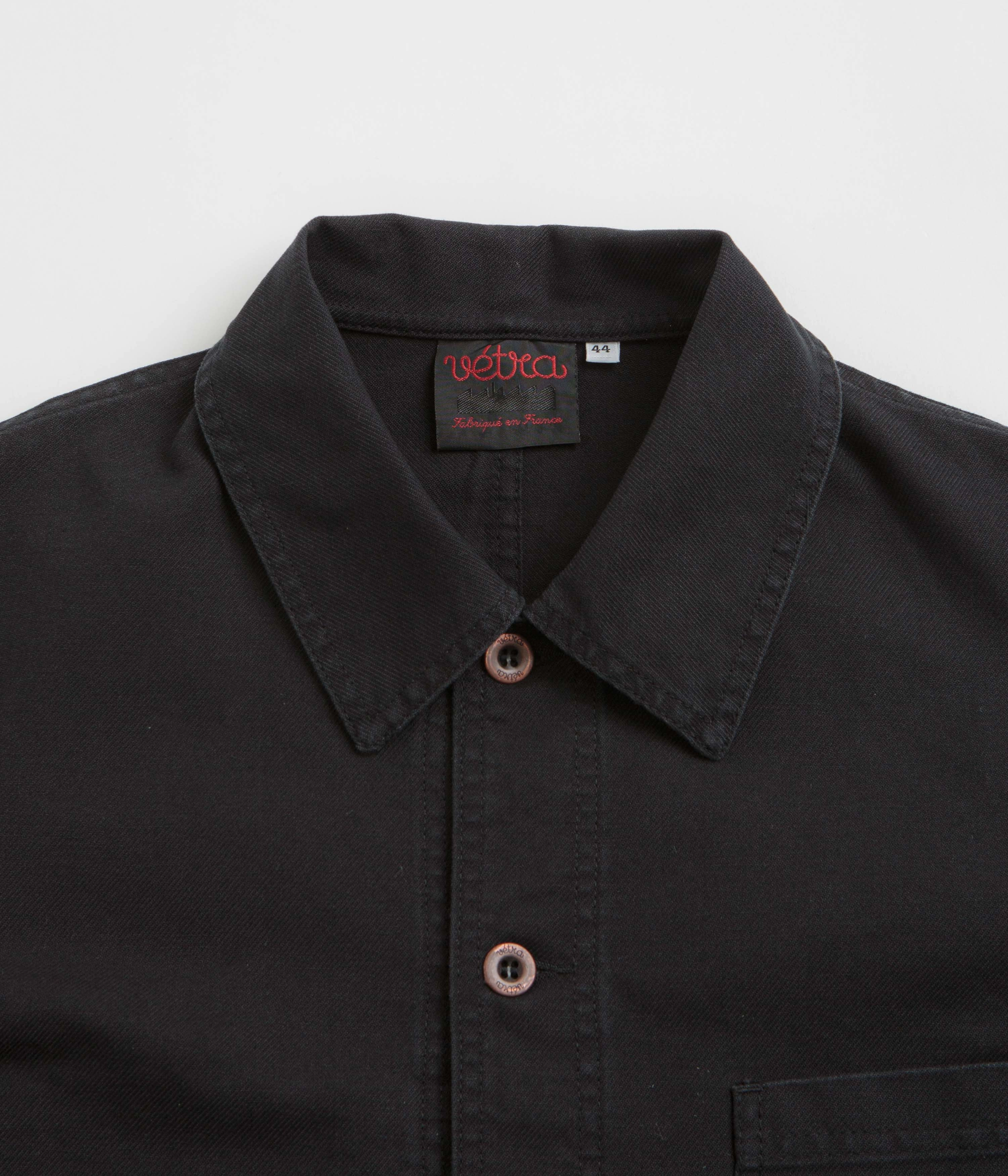 Vetra 5C Organic Workwear Jacket - Black All-Season Outerwear Water Repellent Finish