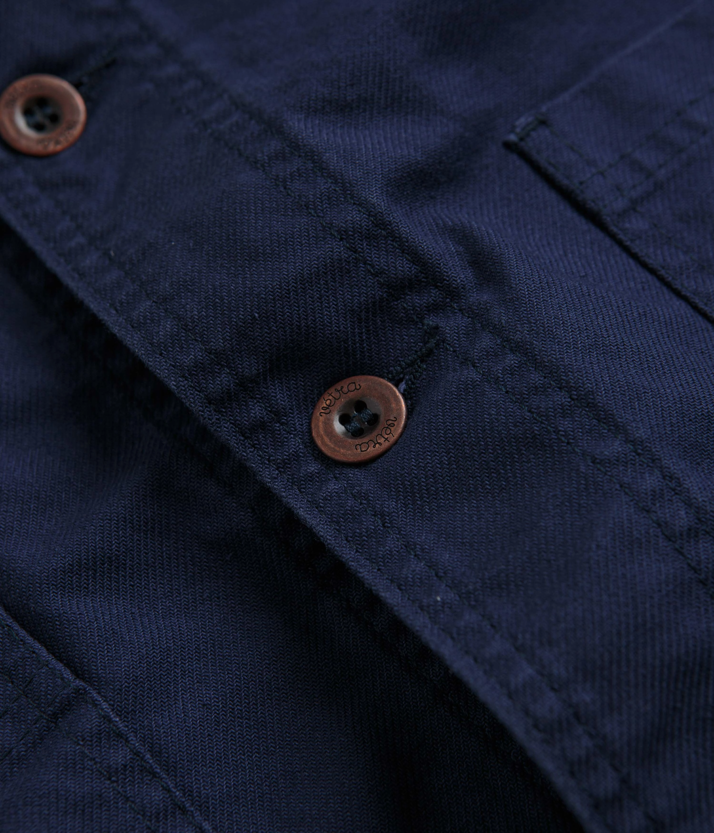 Stretchable Vetra 5C Organic Workwear Jacket - Navy