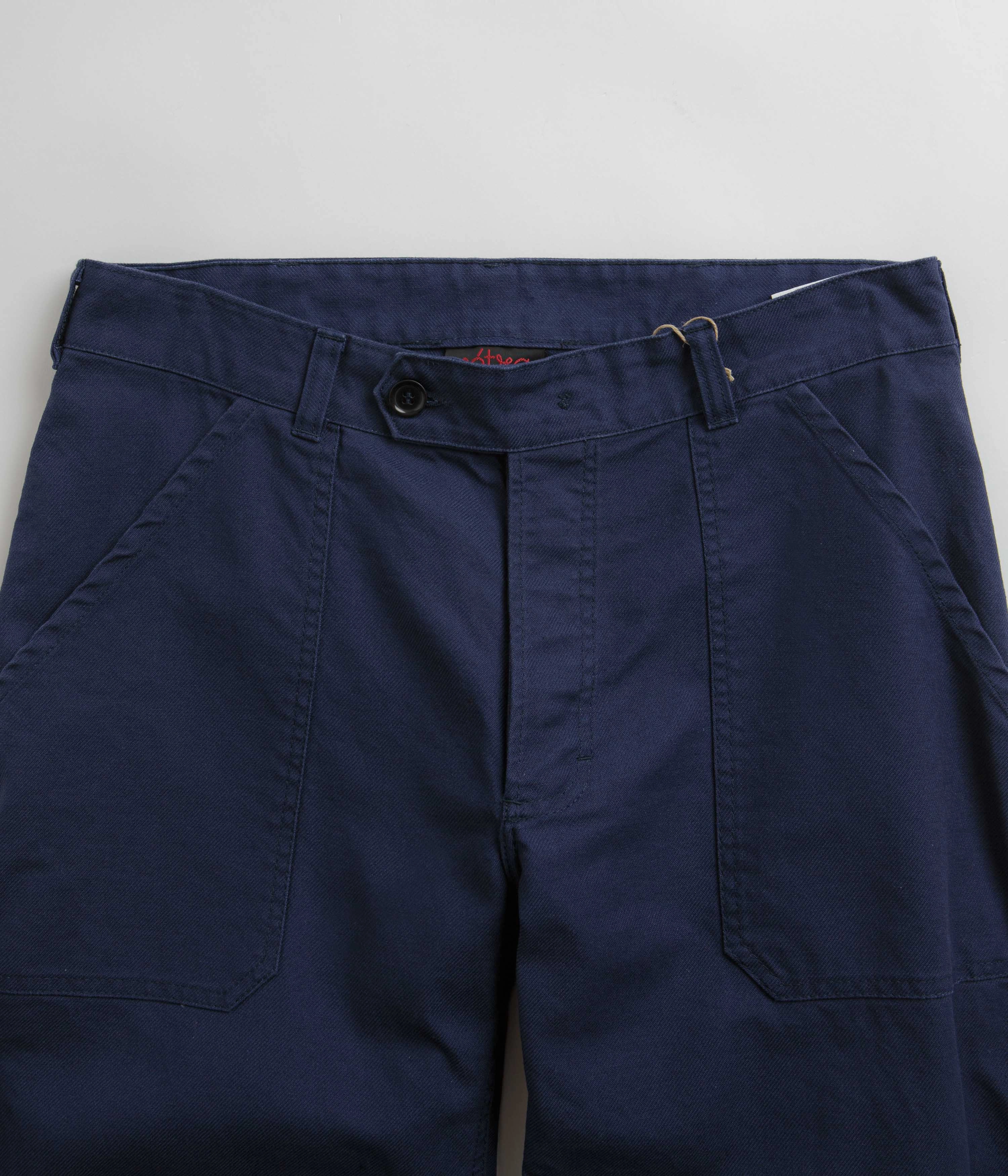 Easy Match High Waist Stretch Vetra Fatigue Trousers - Navy