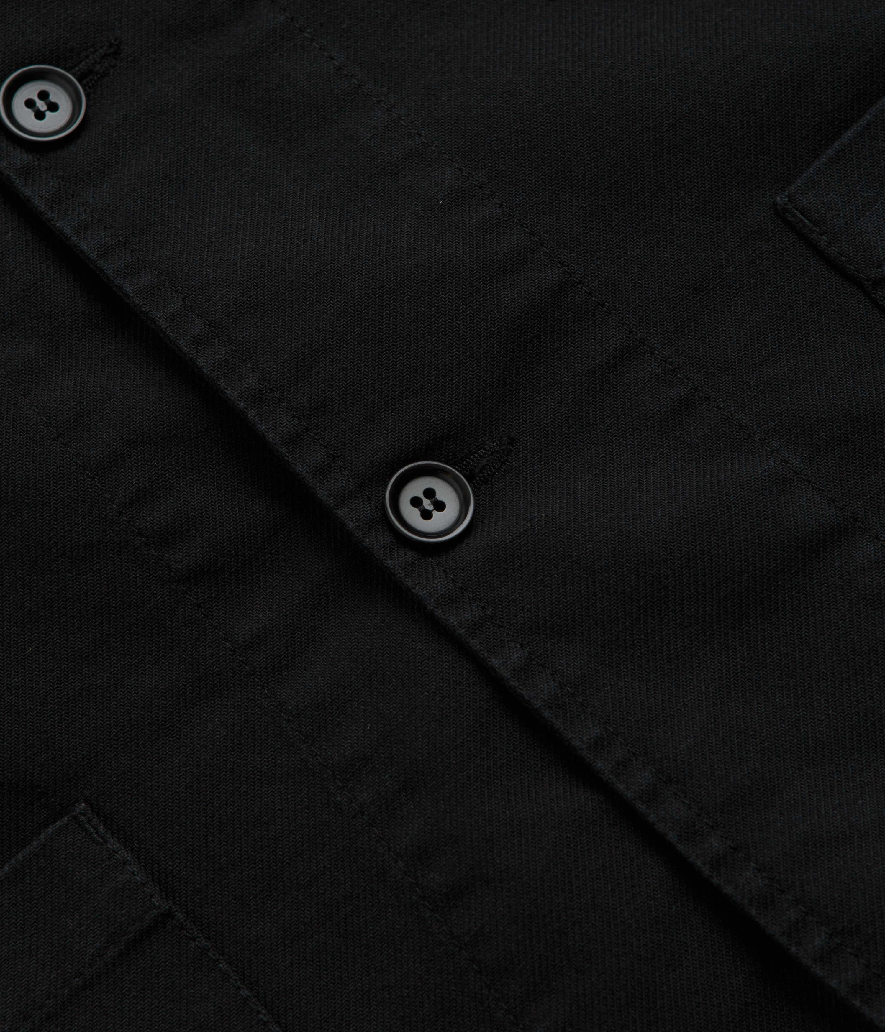 Vetra Organic Workwear Blazer - Black Fresh Appeal polka dotted