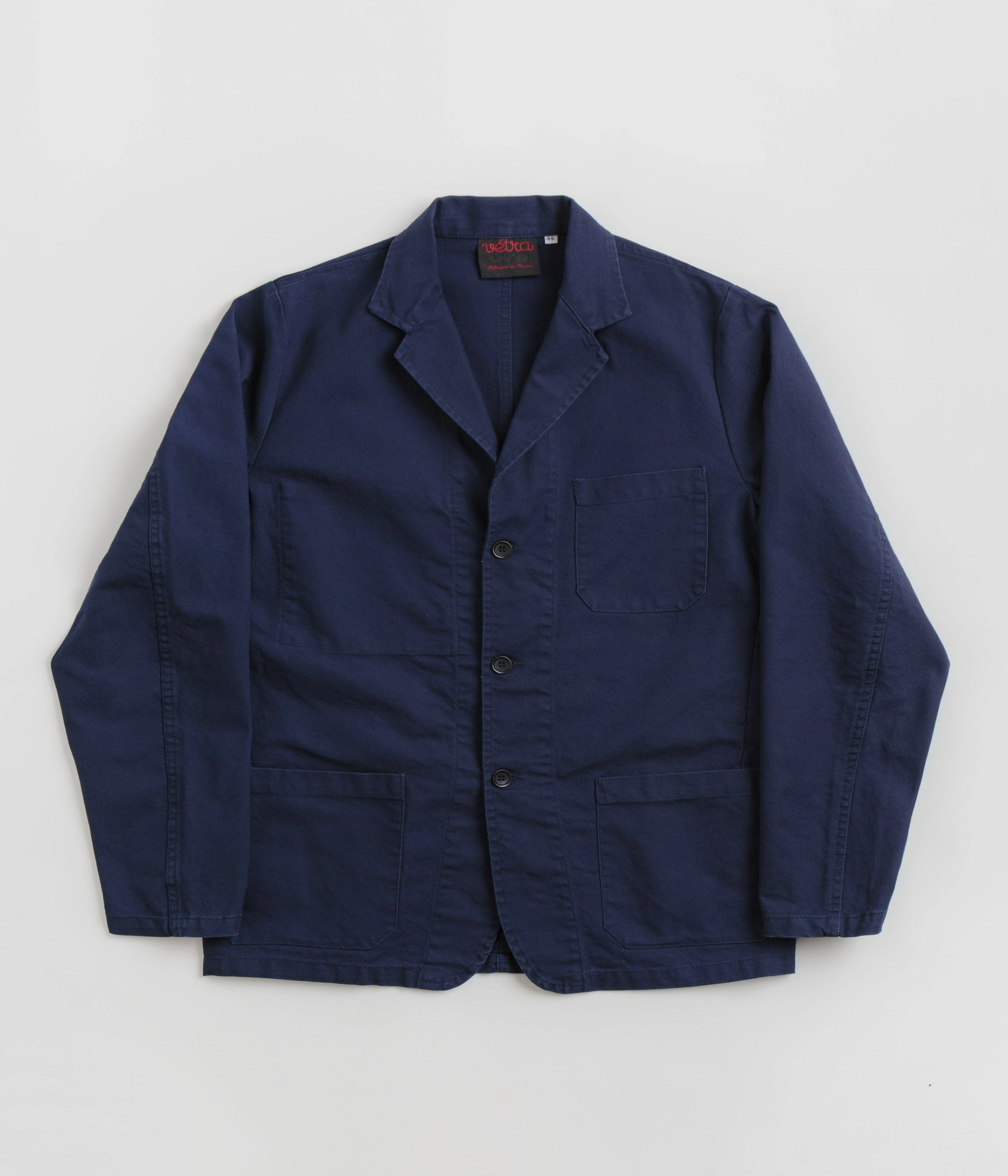 Vetra Organic Workwear Blazer - Navy Regular Fit Culture