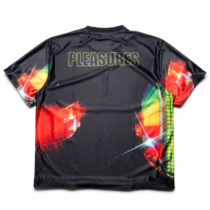 Pleasures Daft Club Sport Shirt - Black simple accessories