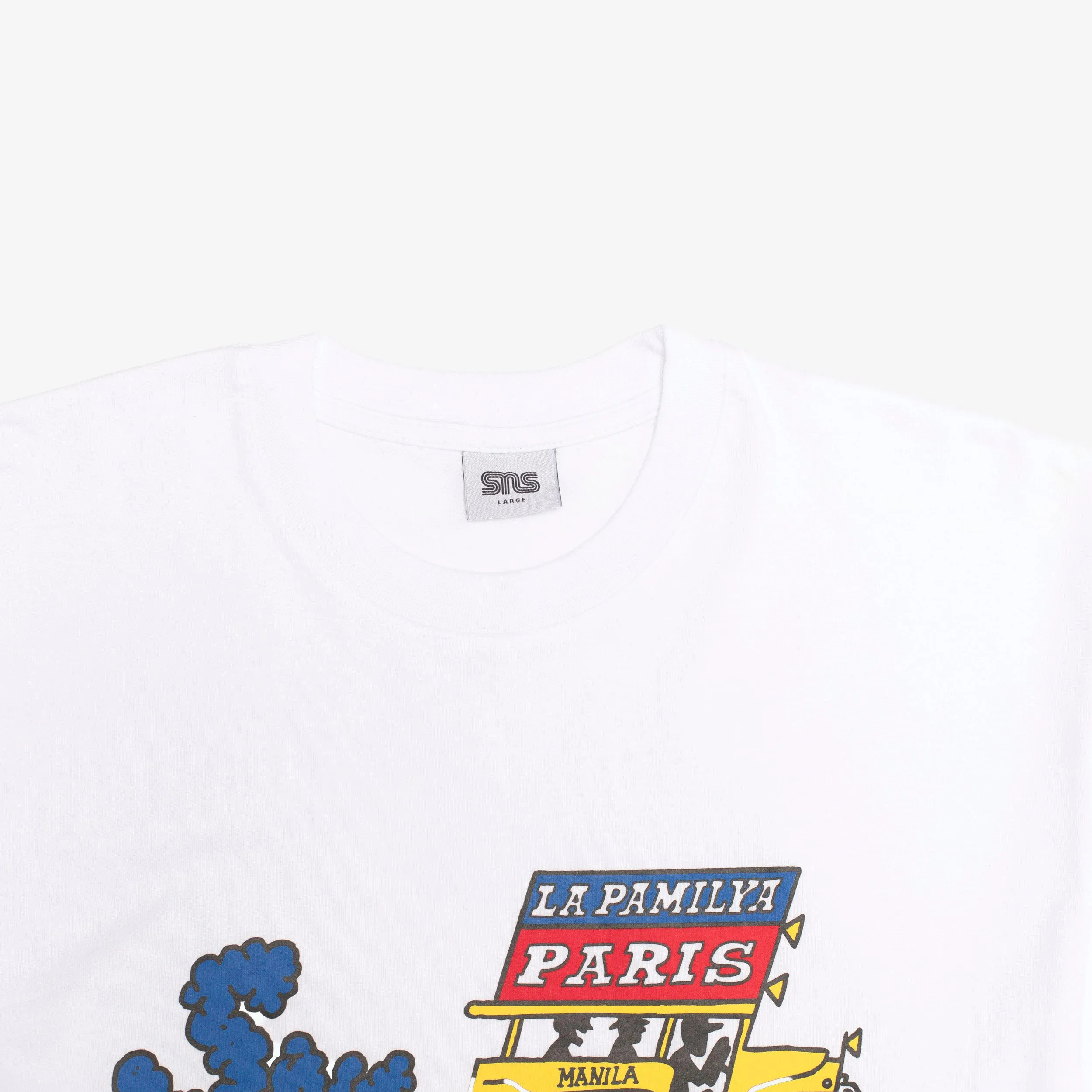 Lightweight texture Sequined design SNS x La Pamilya Jeepney Tee