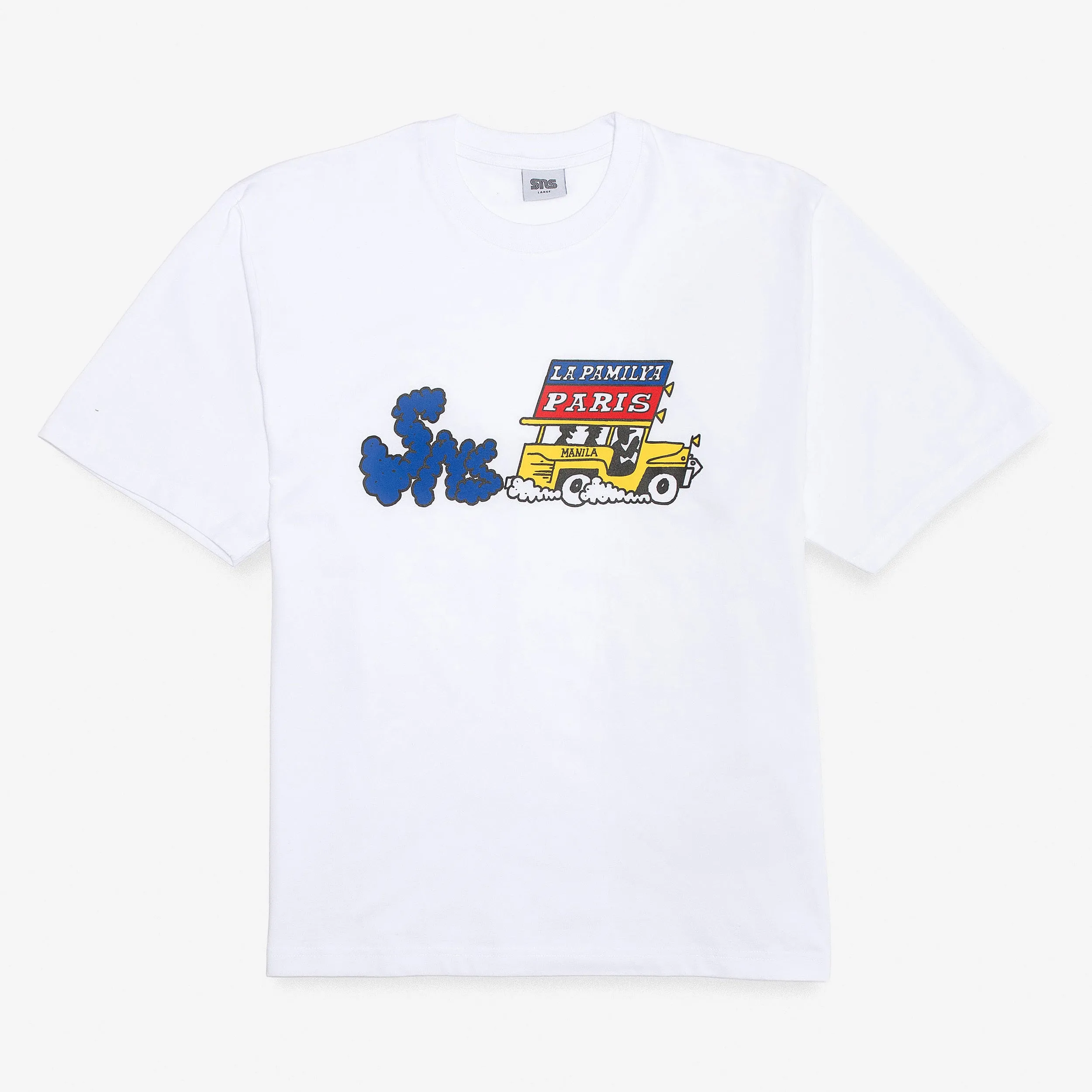 SNS x La Pamilya Jeepney Tee college event Cold Weather