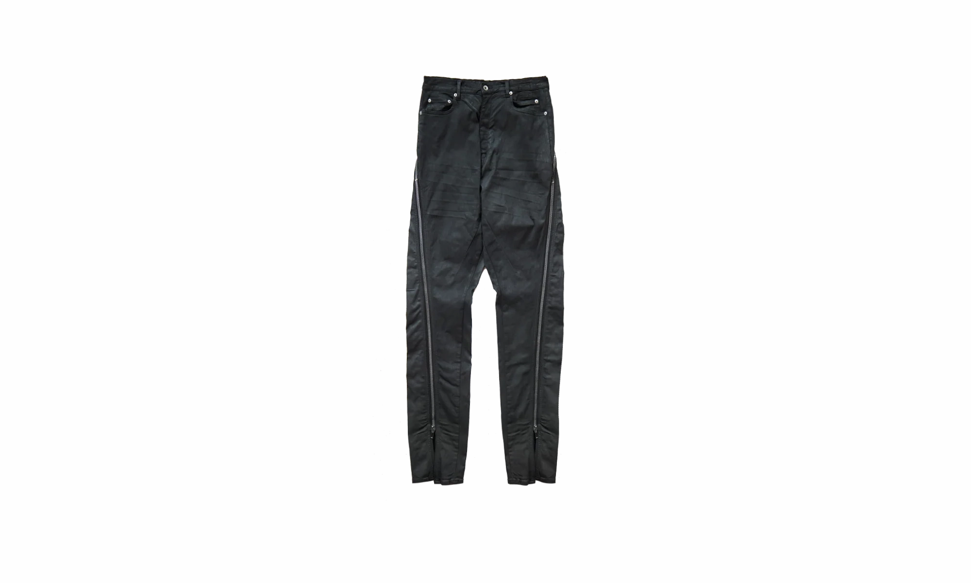 Minimalist Style Chill Outfit Weekend Style Outdoor Adventure Bolan Banana Jeans With Zips "Black"