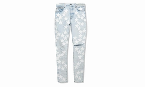 Chemist Jeans "Bleached Indigo" Zero Waste Pattern Design Trend Setter Vintage Lover