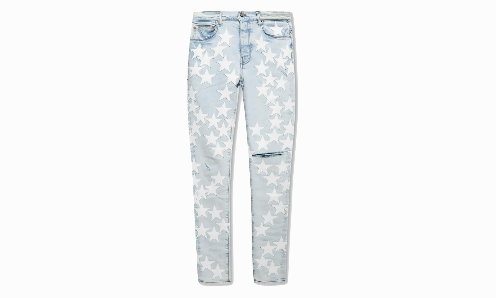 Chemist Jeans "Bleached Indigo" Soft Aesthetic Multi Pocket Utility