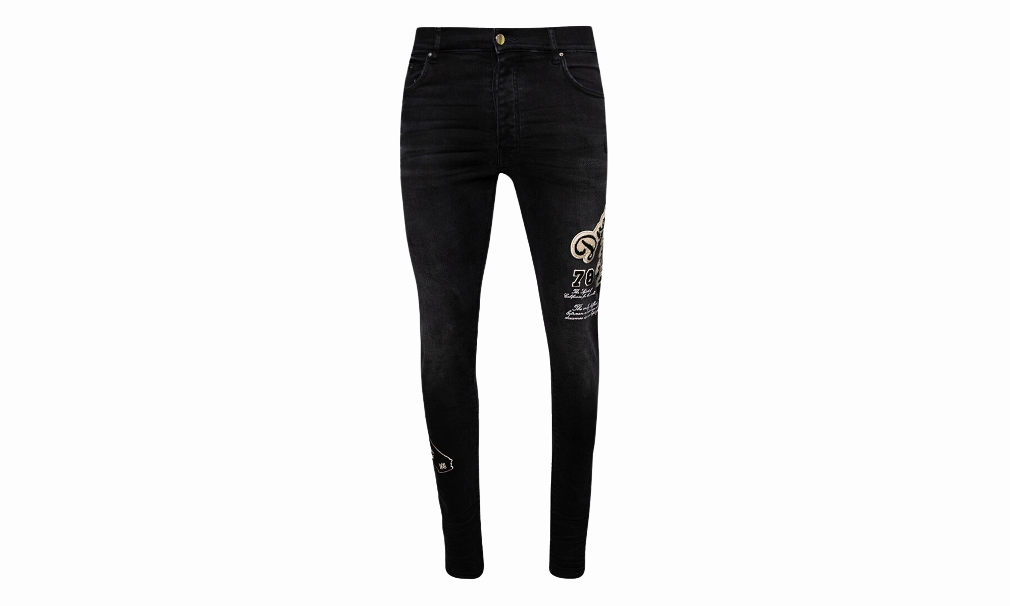 Dream Team Skinny Jeans Mens Style : Amdnsy1065 "VINTAGE BLACK" Relax Fit