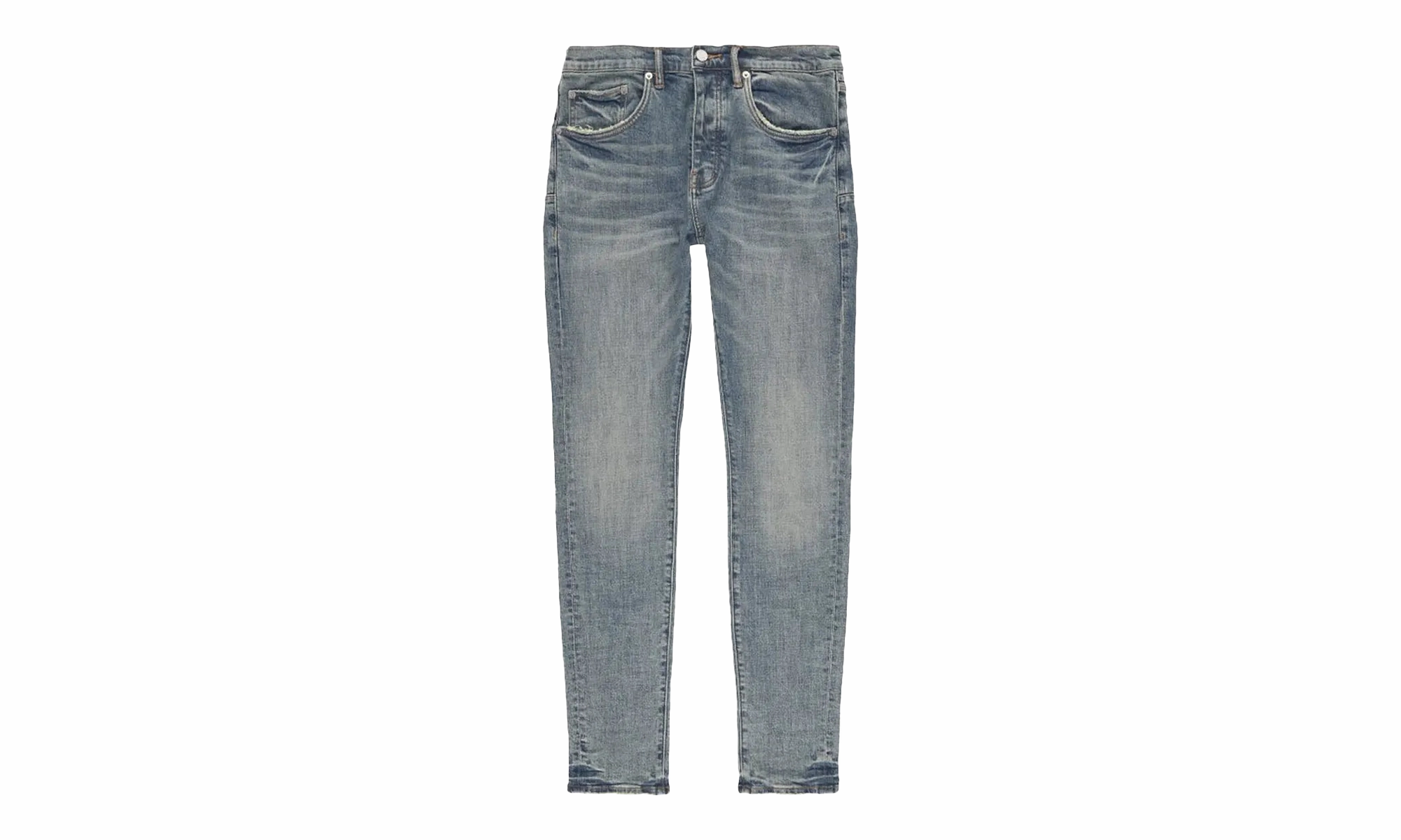Youth Style Office Wear Softened Denim Material Vintage Quartz Slim Jeans "Light Blue"