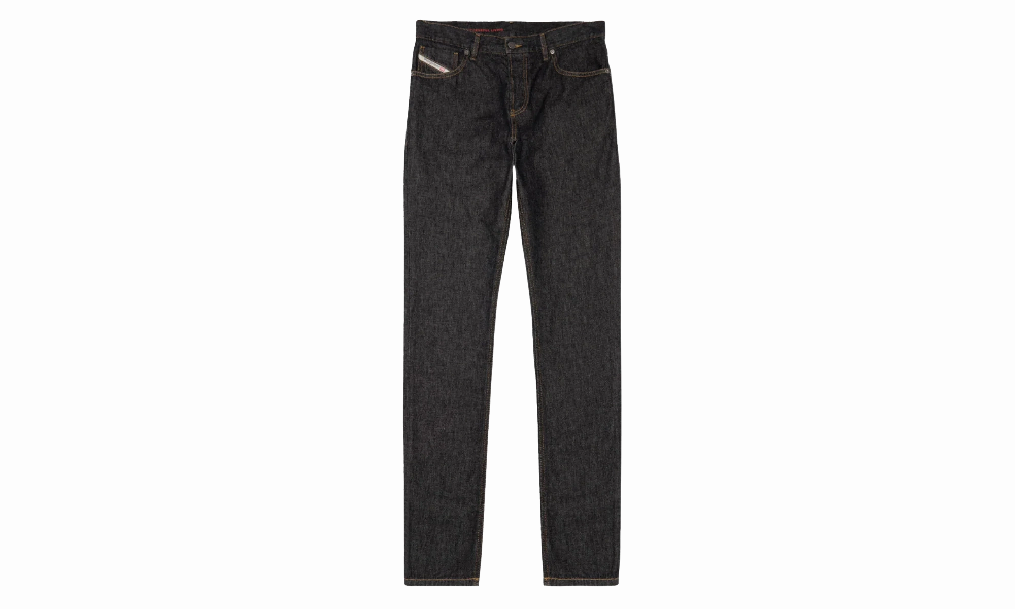 Pre Shrunk Fabric Fit Anytime D-SARK Slim Fit Straight Leg Jeans "Black Denim"