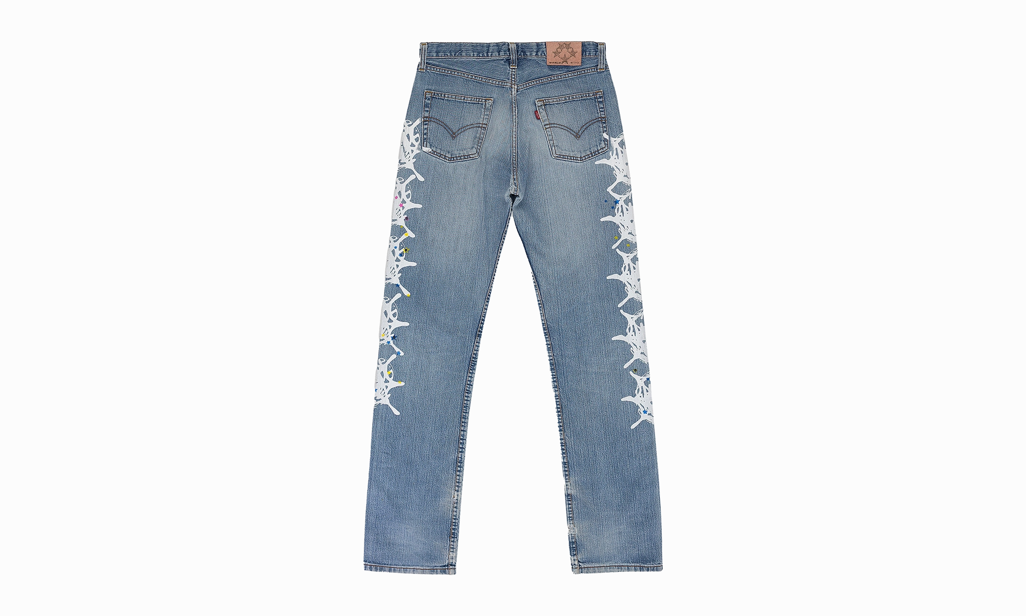 Anytime Look VINTAGE WEB STRAIGHT-FIT JEANS "Denim Blue"
