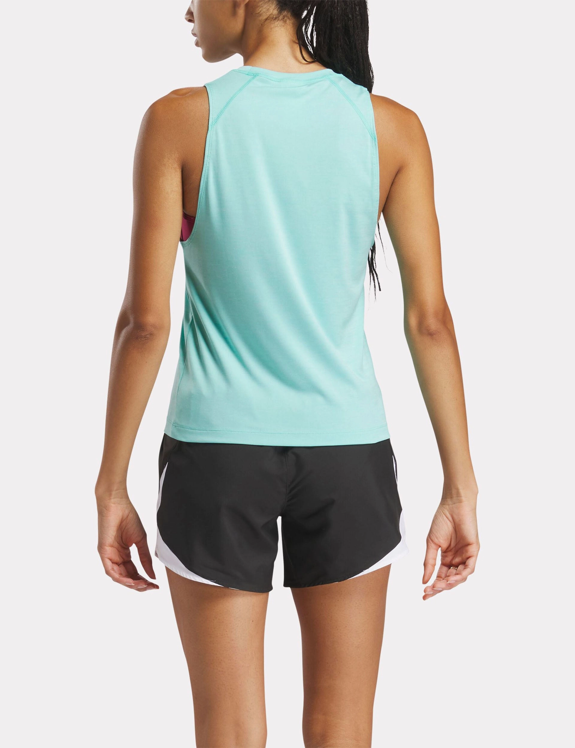 Urban Cool Cross Back ID Train Tank Top - Ai Aqua