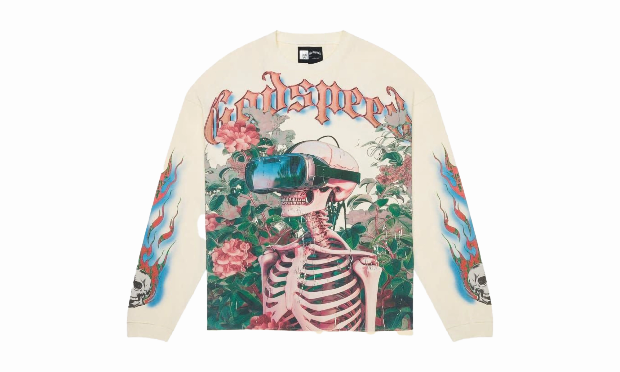 OdorResistantClothing Vision Flowers LS Thermal "White"