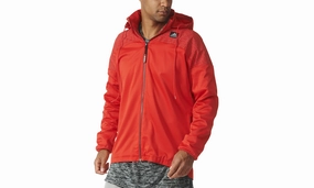 Mind Ease Basketball League Windmill Jacket "Scarlet / Black"