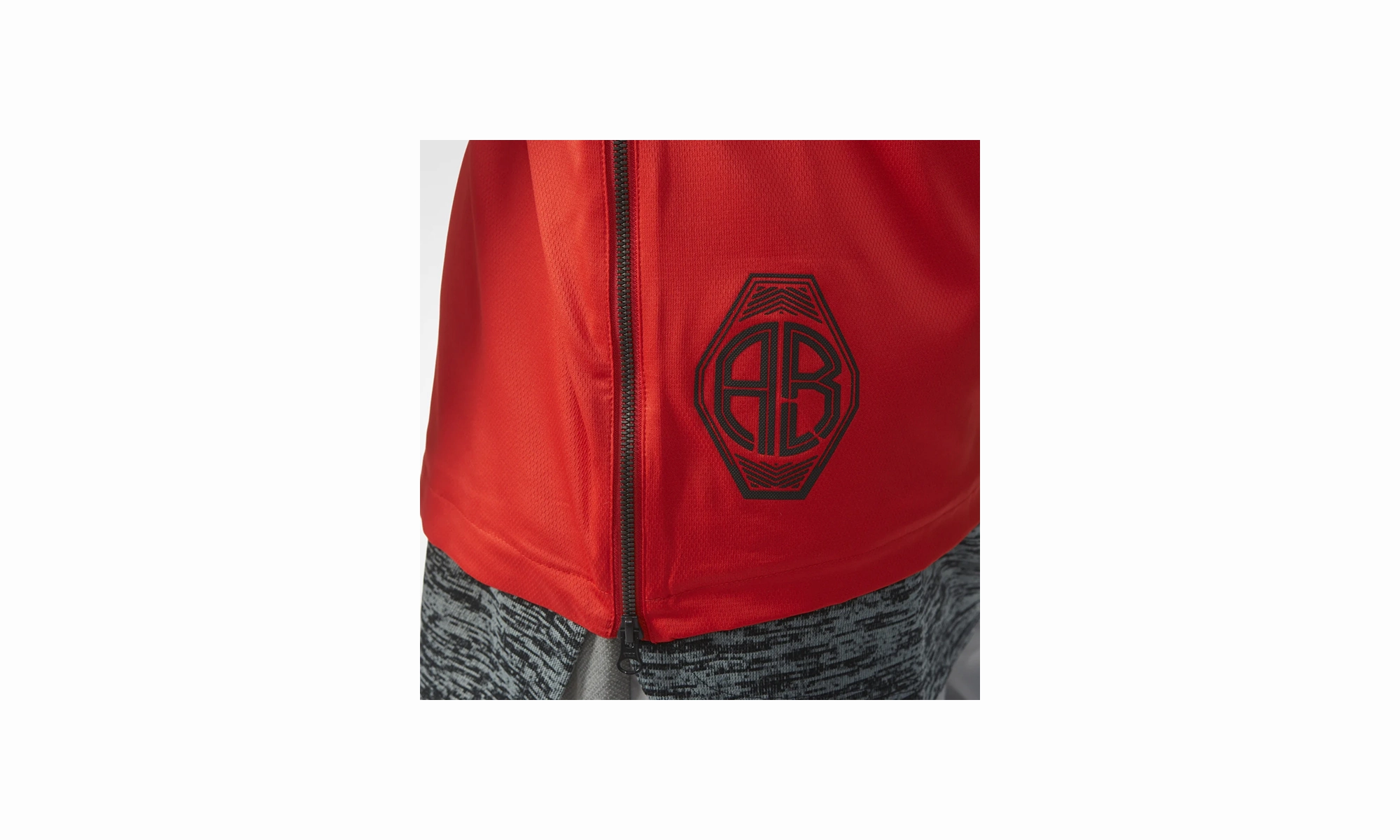 Basketball League Windmill Jacket "Scarlet / Black" Feather Glow