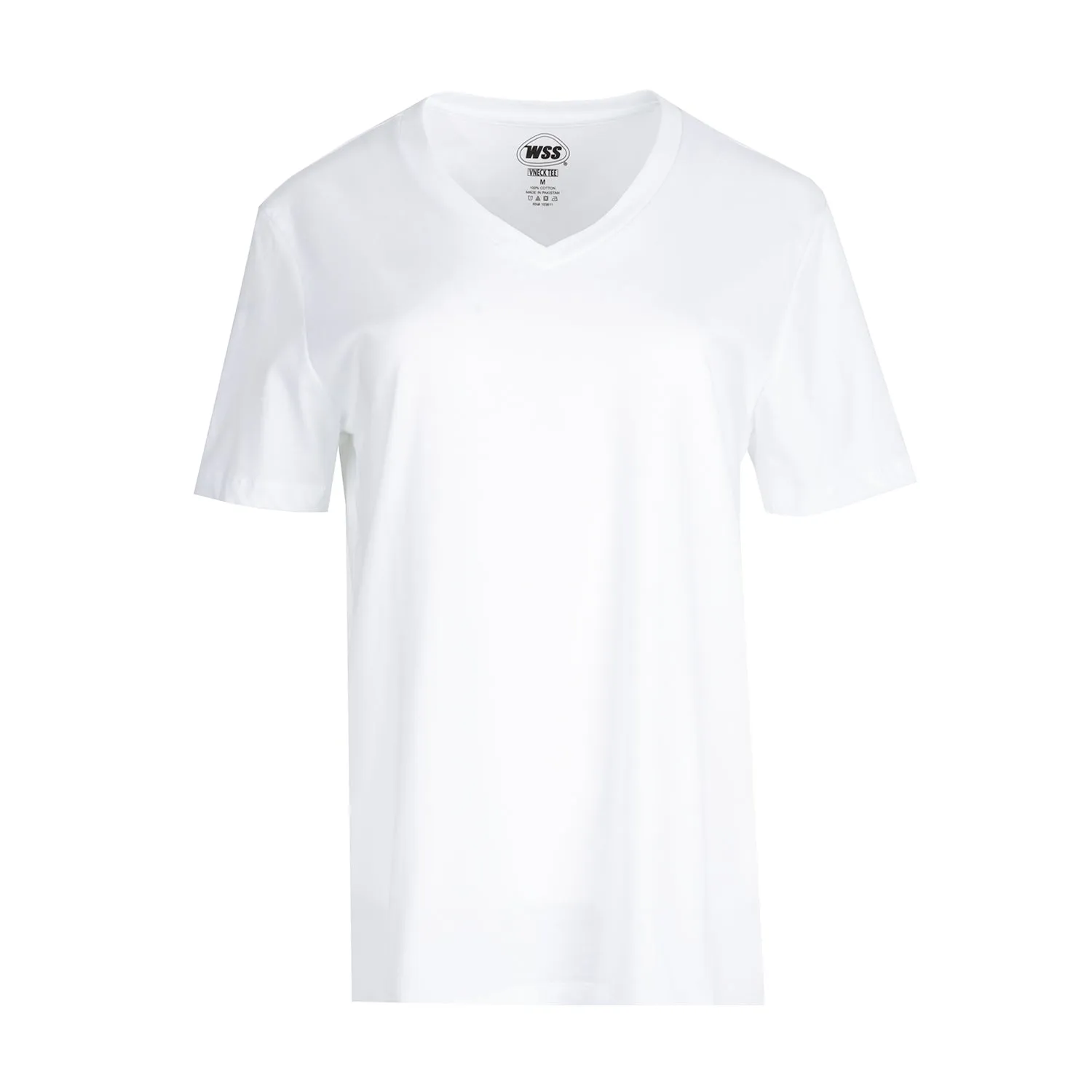 LowProfile Design DoubleLayerReinforcement Vneck Tee - Womens