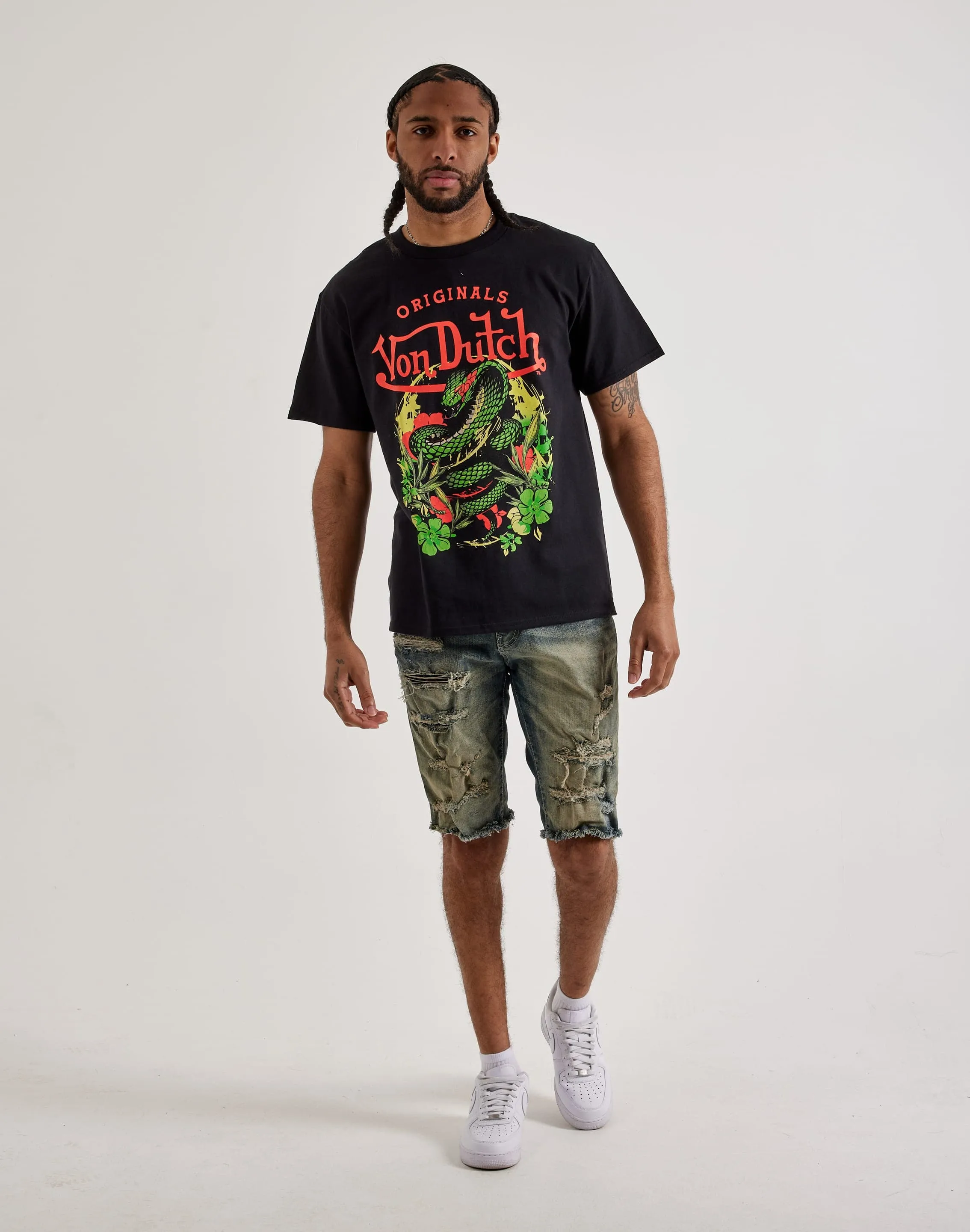 Von Dutch Originals Tee Smile Ease MinimalistDesign