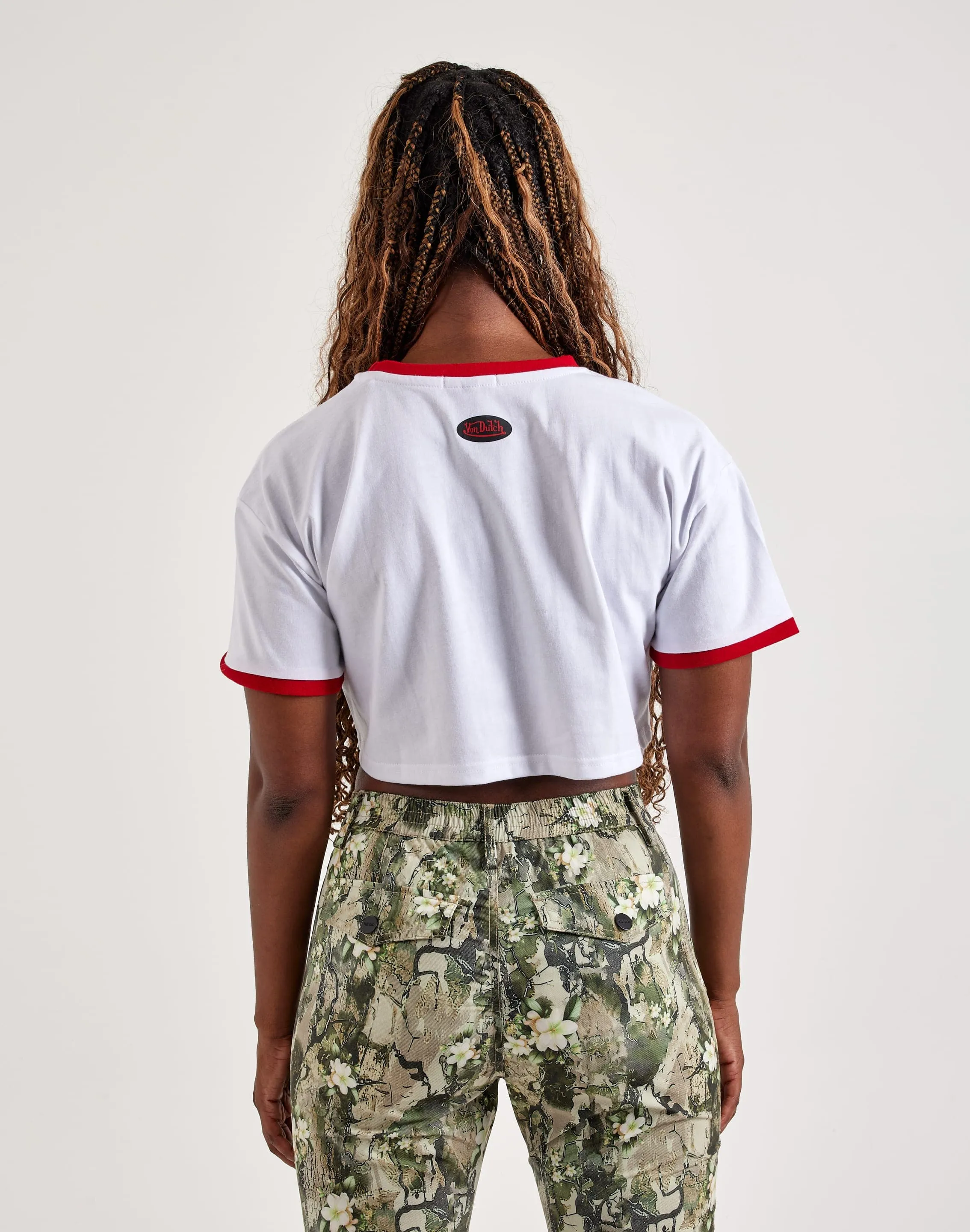 Von Dutch Signature Cropped Tee Urban Pulse Soft Flow
