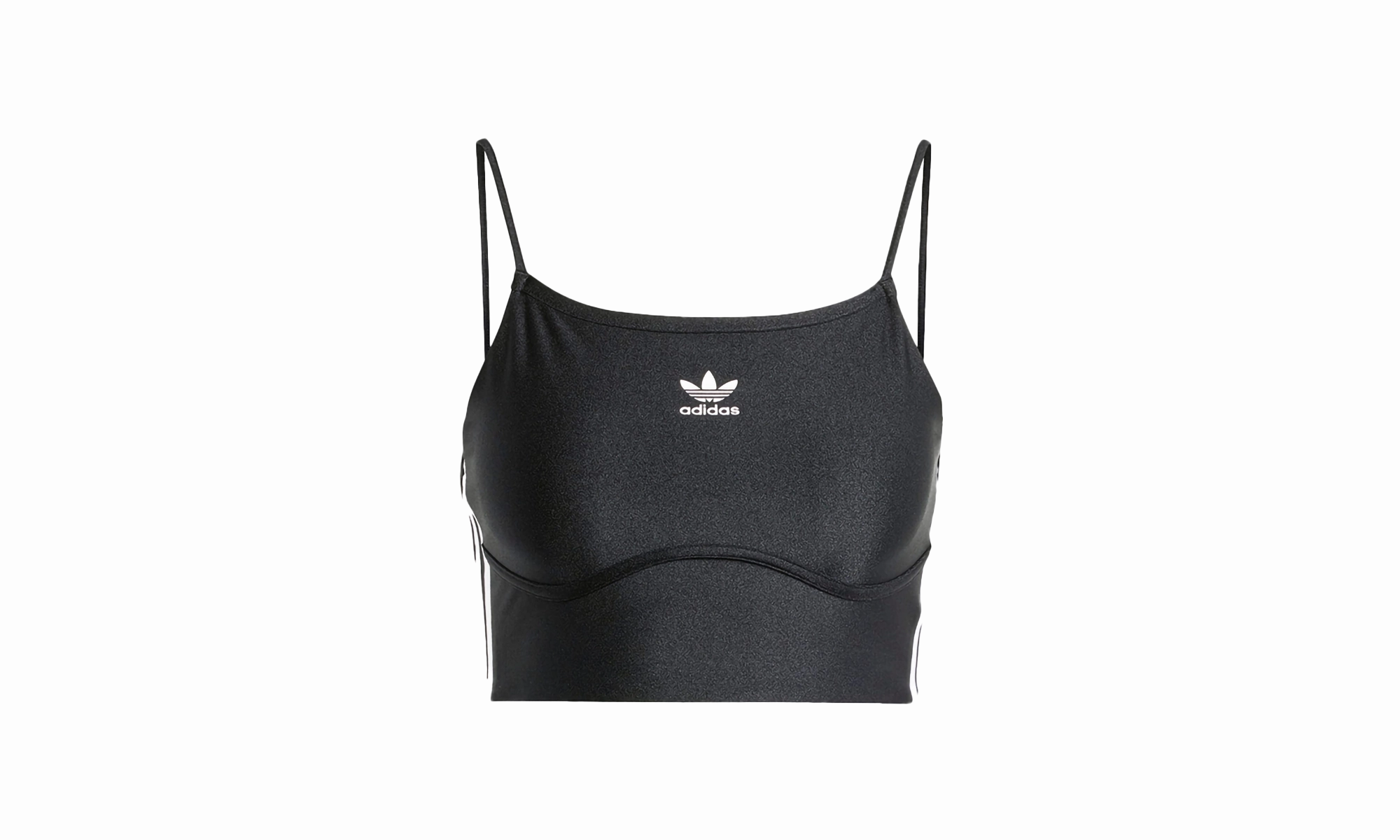 W 3-Stripe Bra Top "Black" Village Charm Basic Core
