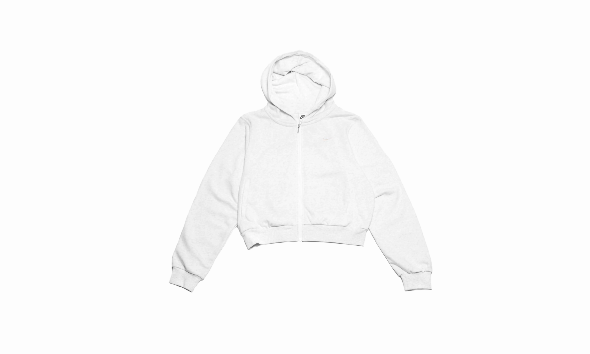 W NSW Chill Terry Loose FZ French Hoodie "WHITE"