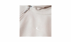 W NSW Chill Terry Loose FZ Hoodie "BROWN"