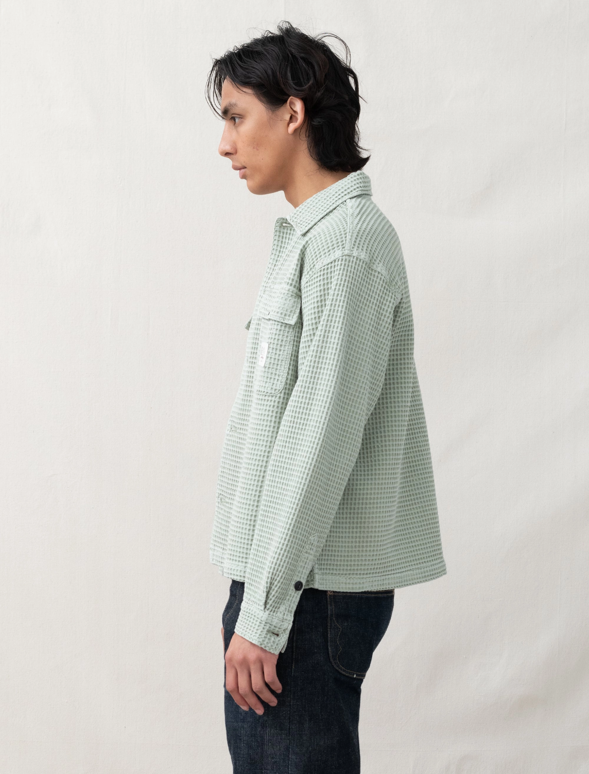Waffle Shirt (Stone) AntiFade Treatment