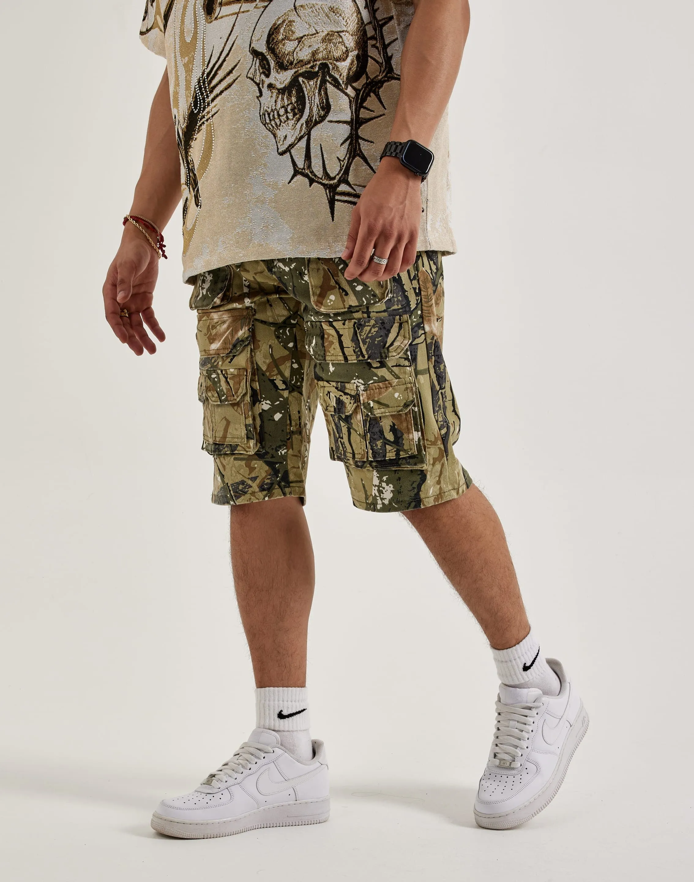 WAIMEA Cargo Shorts warm glow Stretchable Fabric