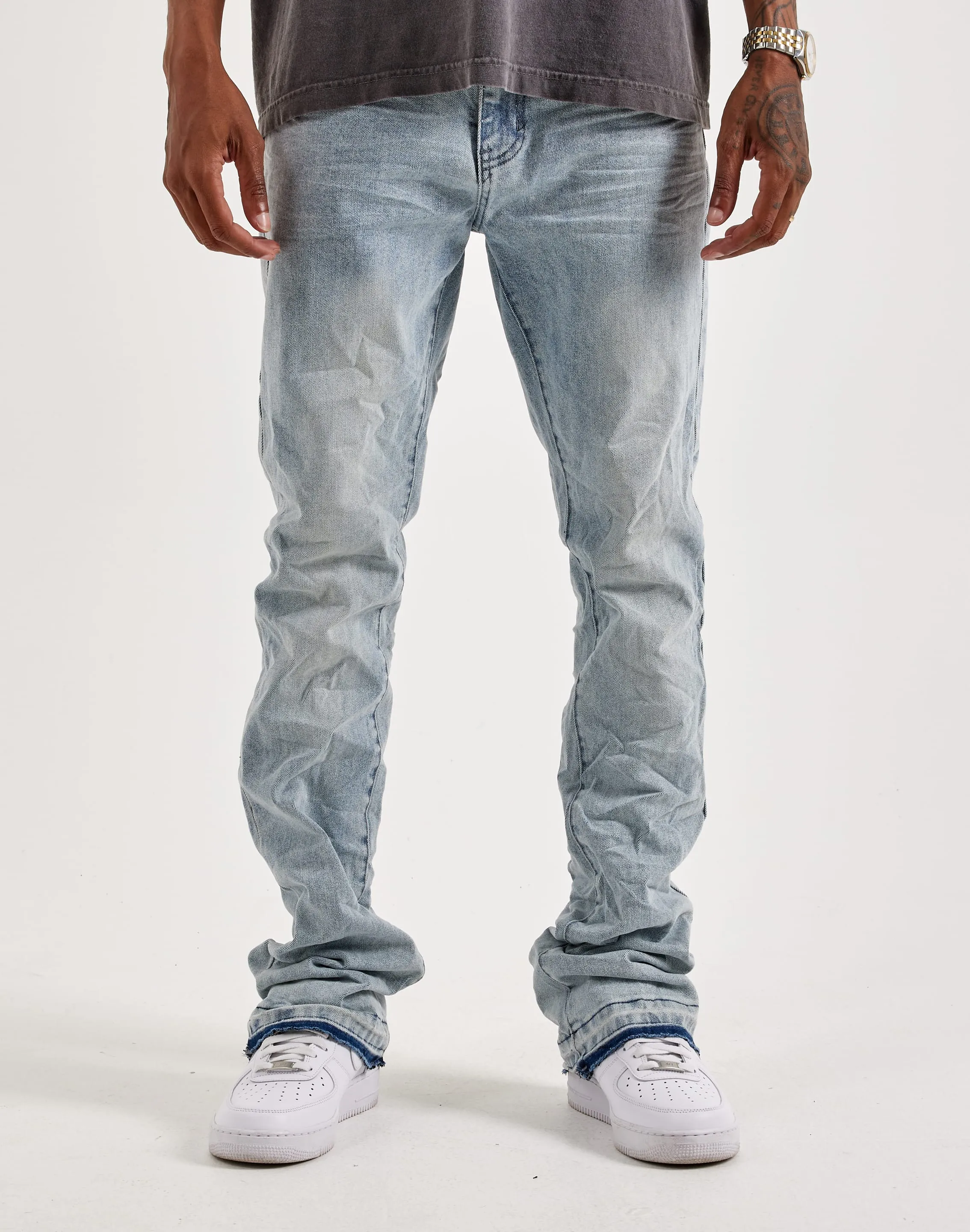 WAIMEA Flared Denim Jeans Nature Glow