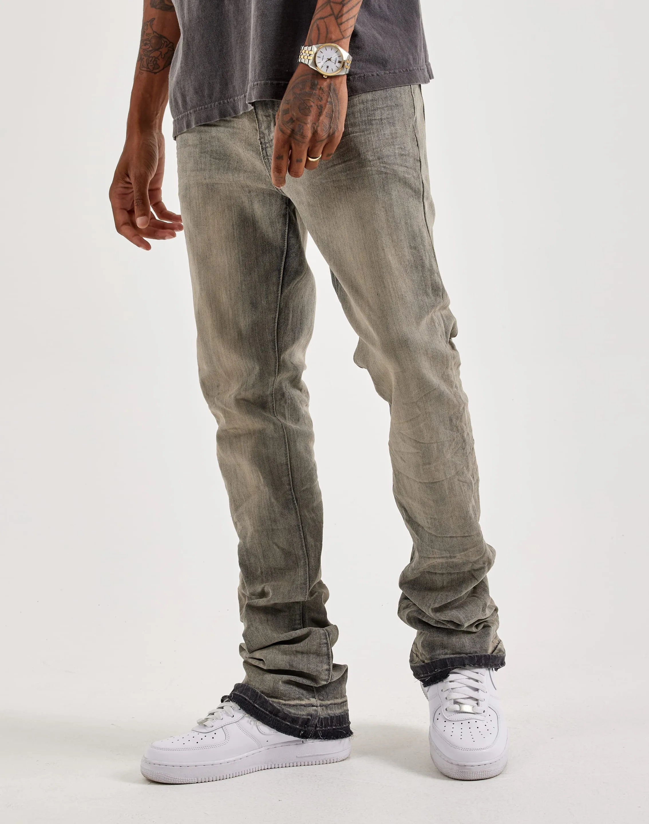 WAIMEA Flared Denim Jeans Bead Soul