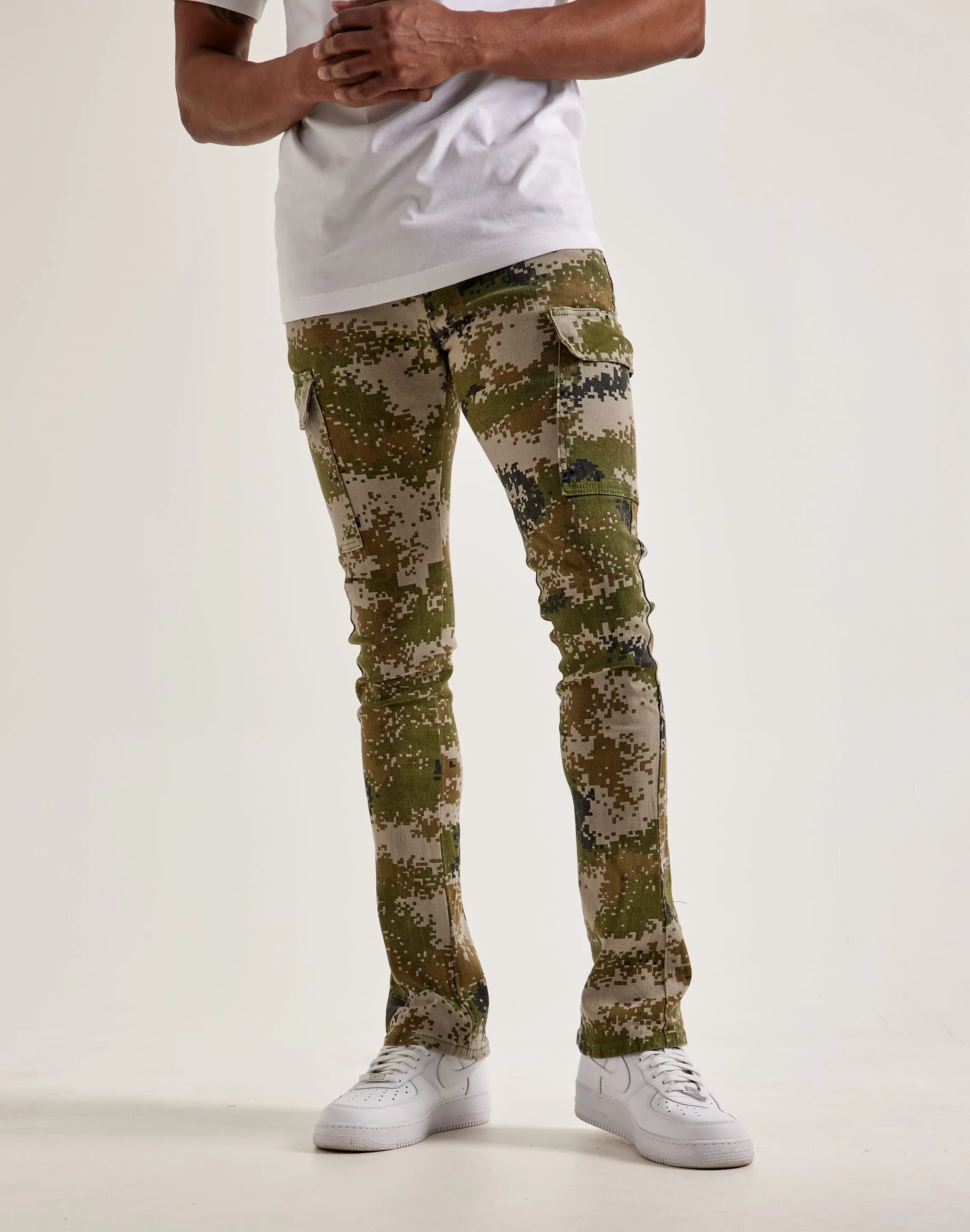 WAIMEA Stacked Cargo Pants Open Heart