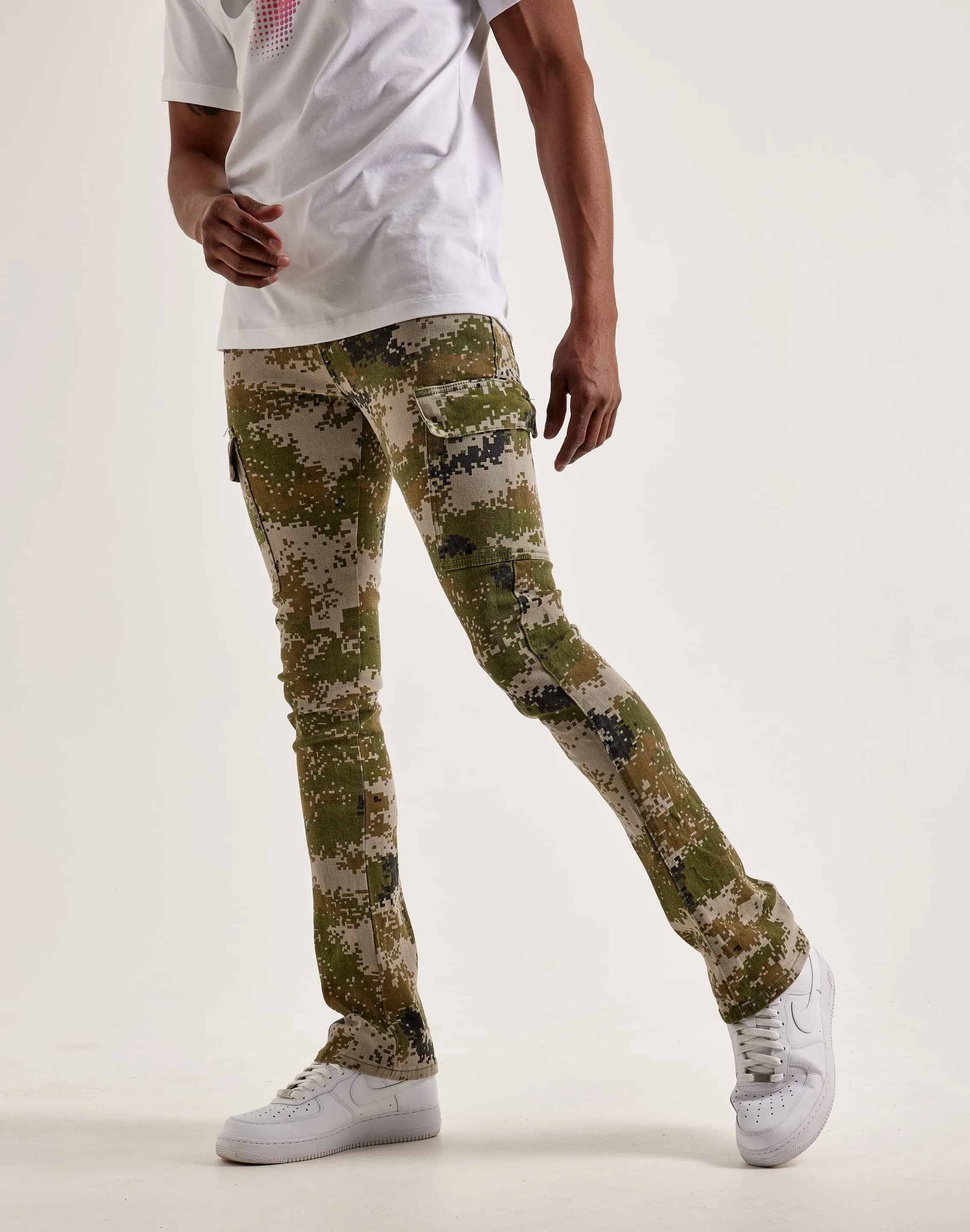 ElasticFree Cuffs WAIMEA Stacked Cargo Pants
