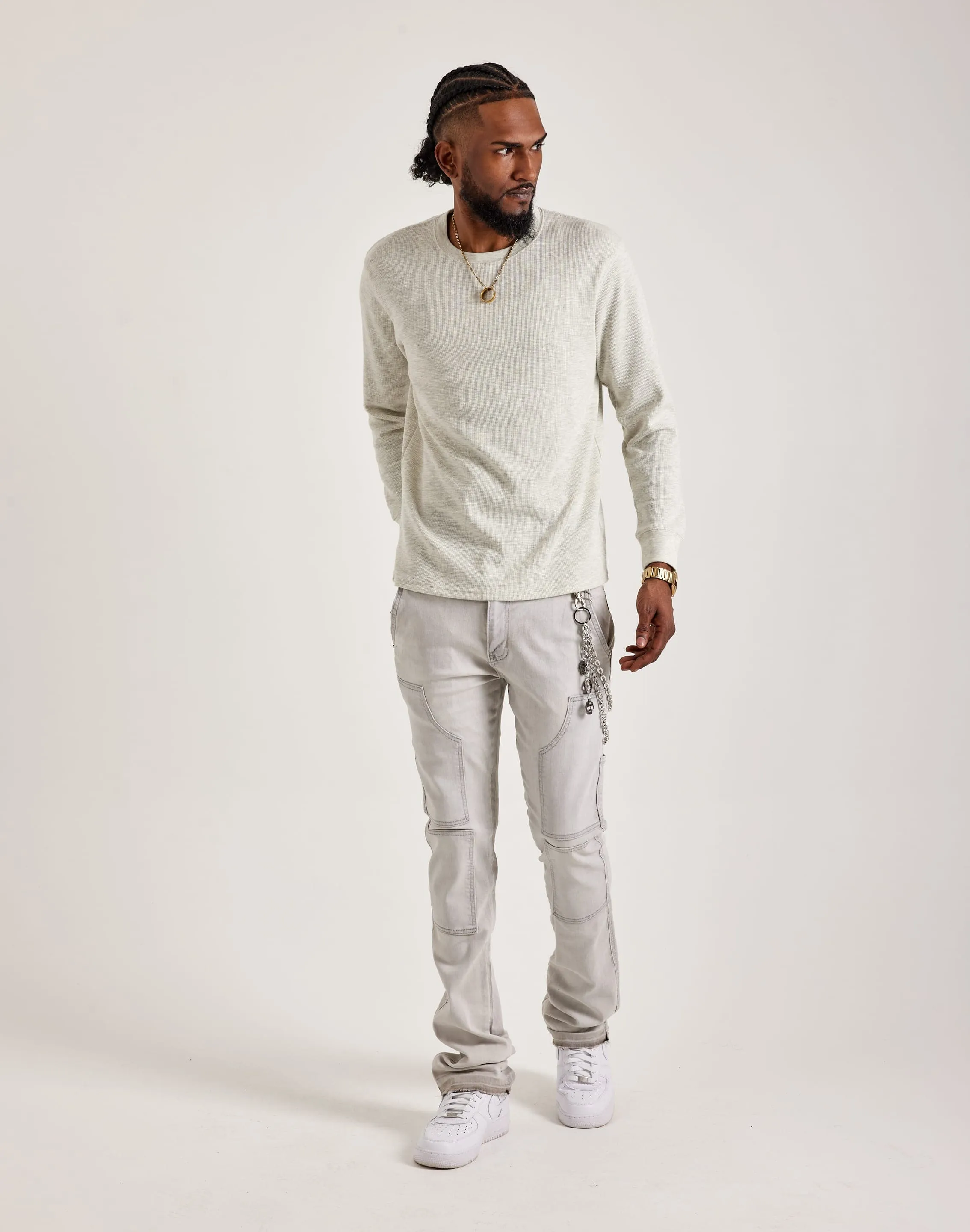 WAIMEA Stacked Carpenter Jeans Breathable mesh lining