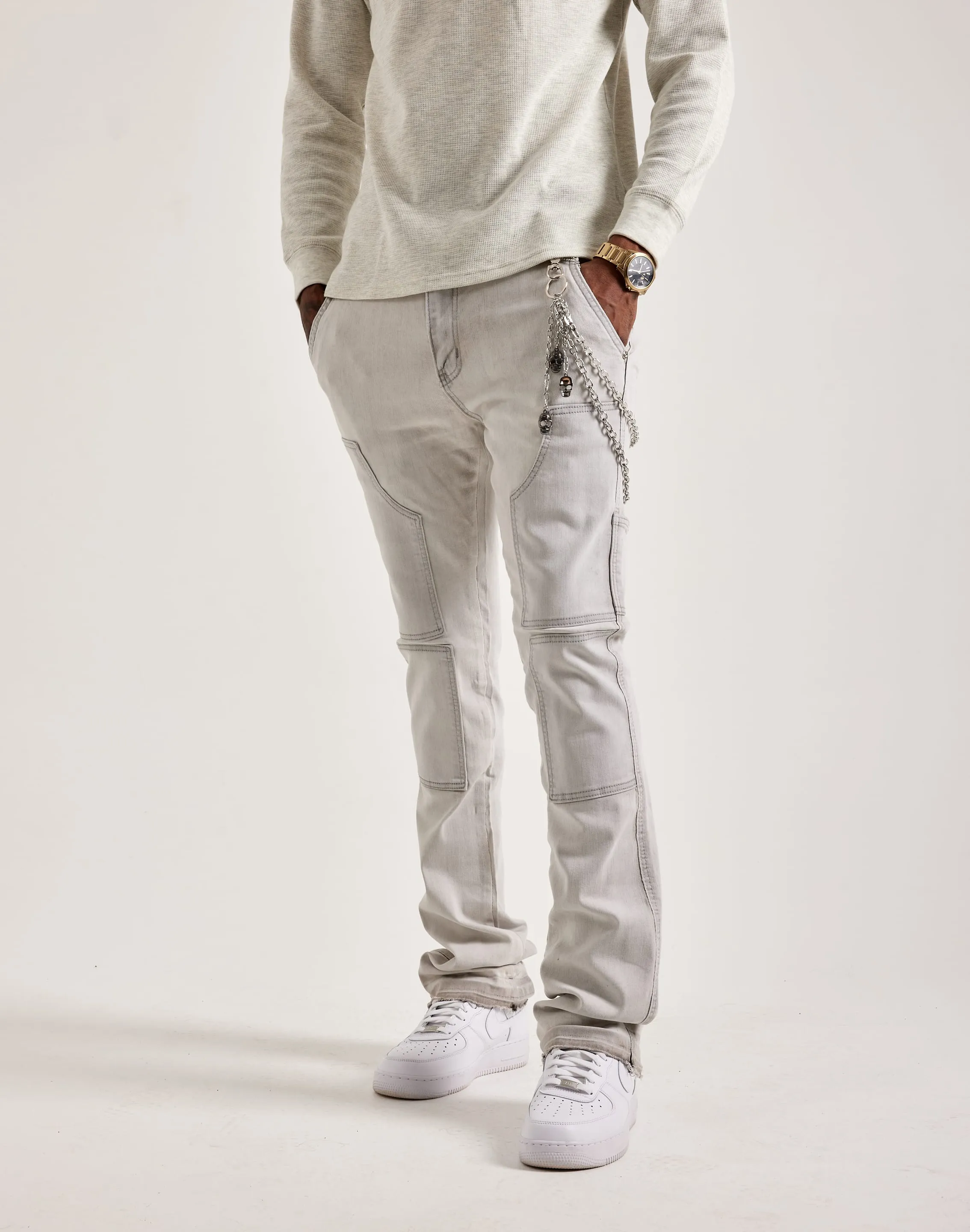 WAIMEA Stacked Carpenter Jeans Classic Glow