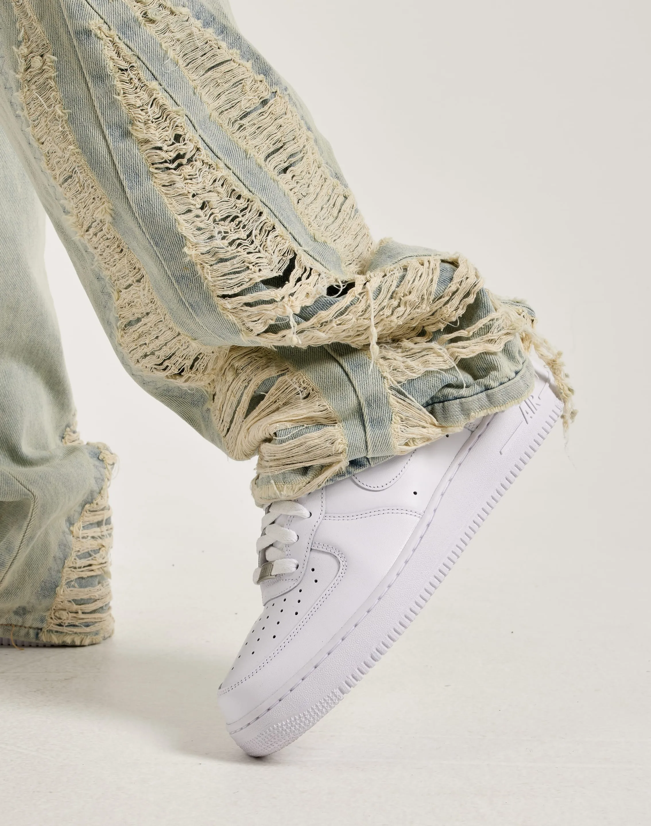 WAIMEA Super Flared Denim Jeans Street Light