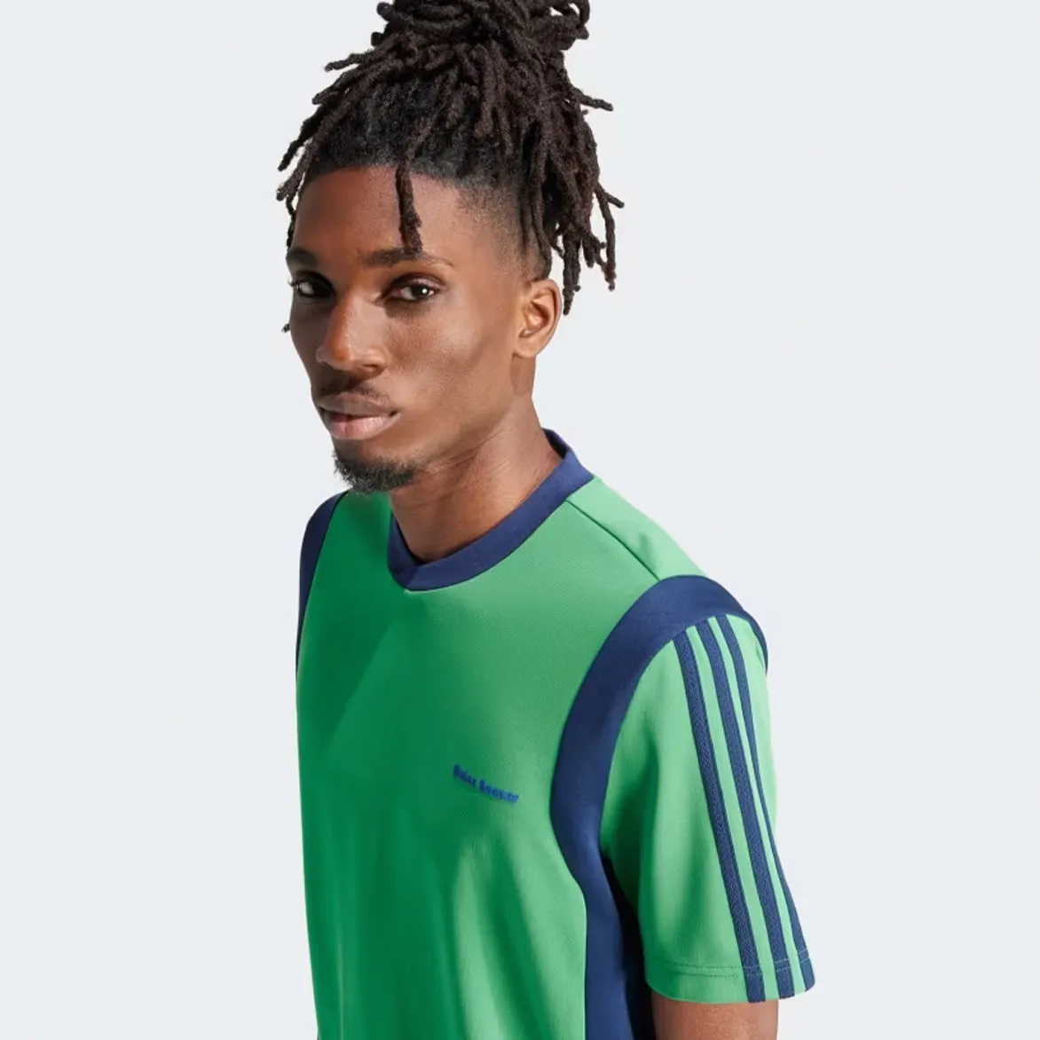 NonRestrictive Fit WALES BONNER X ADIDAS FTBL S/S SHIRT - VIVID GREEN