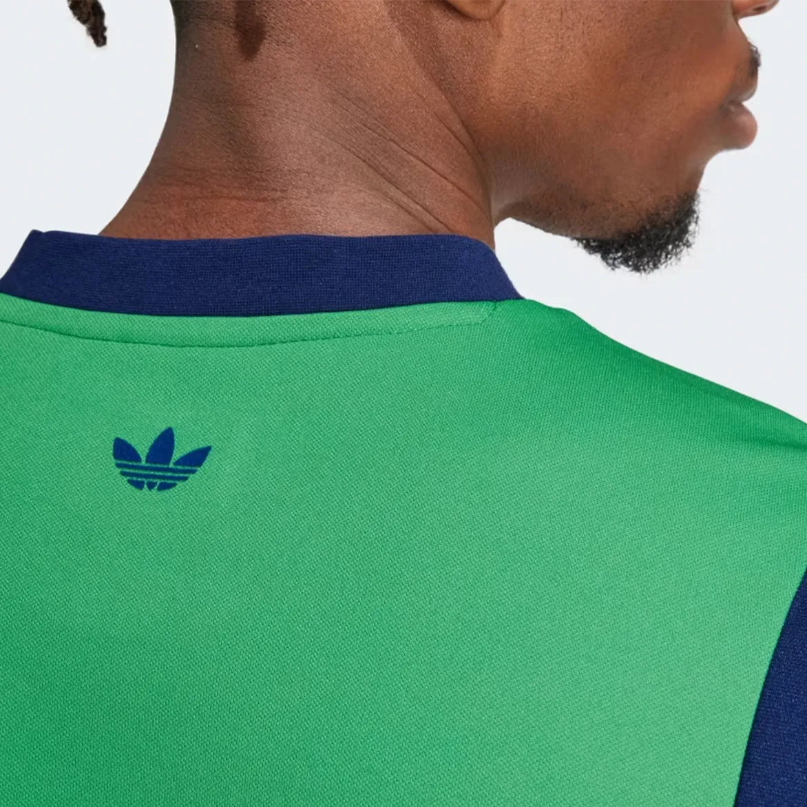 WALES BONNER X ADIDAS FTBL S/S SHIRT - VIVID GREEN RipstopFabric MoistureWickingTechnology