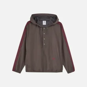 WALES BONNER X ADIDAS NYLON ANORAK - NIGHT BROWN CompactFold