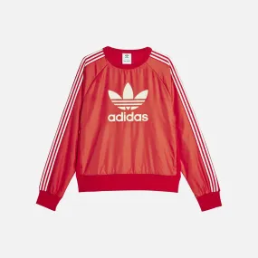 slow life Wonder Fit WALES BONNER X ADIDAS NYLON CREW JERSEY - BETTER SCARLET