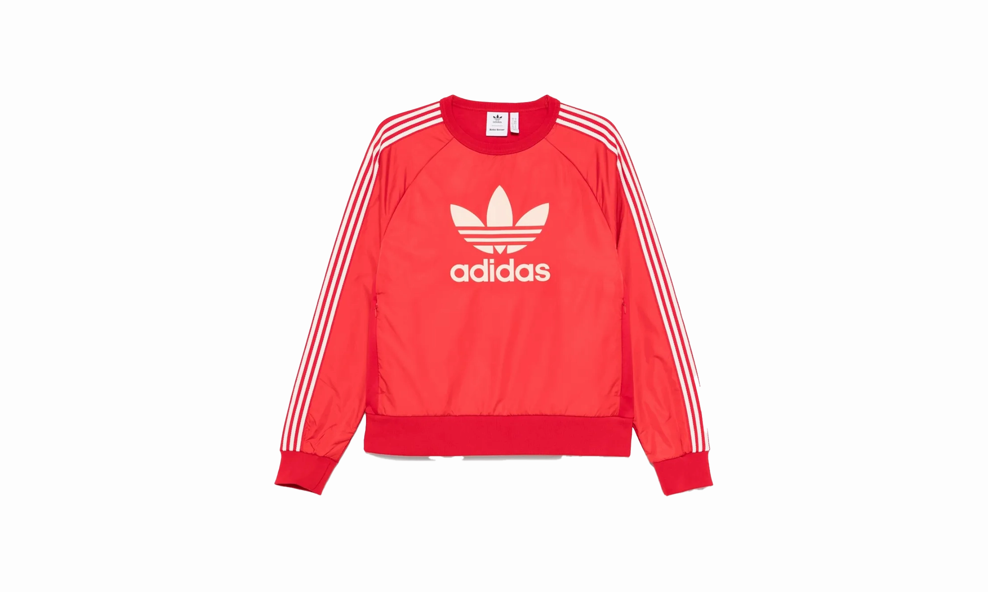 Machine Fit WALES BONNER NYLON CREW 'BETTER SCARLET' "Red"