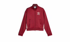 WALES BONNER TRACK TOP 'COLLEGIATE BURGUNDY' "Red" Compression Fit AntiStatic Lining