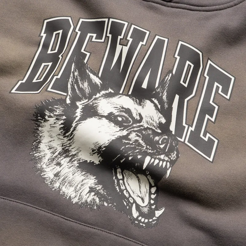 Market Tonal Beware Hoodie - Cement Satin Lining Fashion Smart