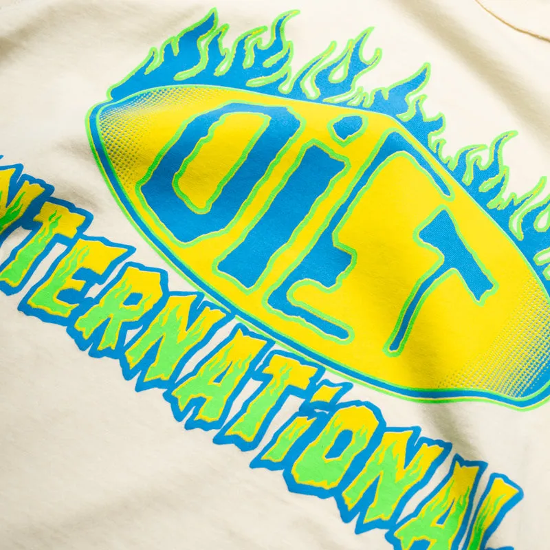 weekend Diet Starts Monday INTL Flame Tee - Antique White