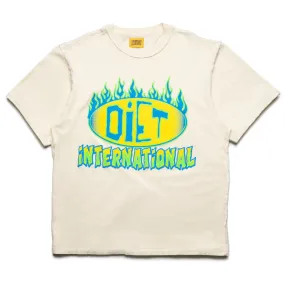 Diet Starts Monday INTL Flame Tee - Antique White Mansion cultural venue event