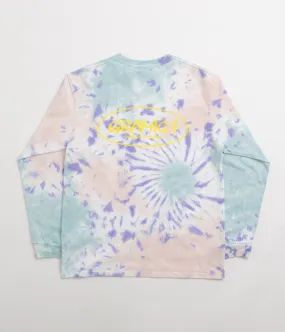 Gramicci Oval Long Sleeve T-Shirt - Blue Tie Dye Modern urban climate