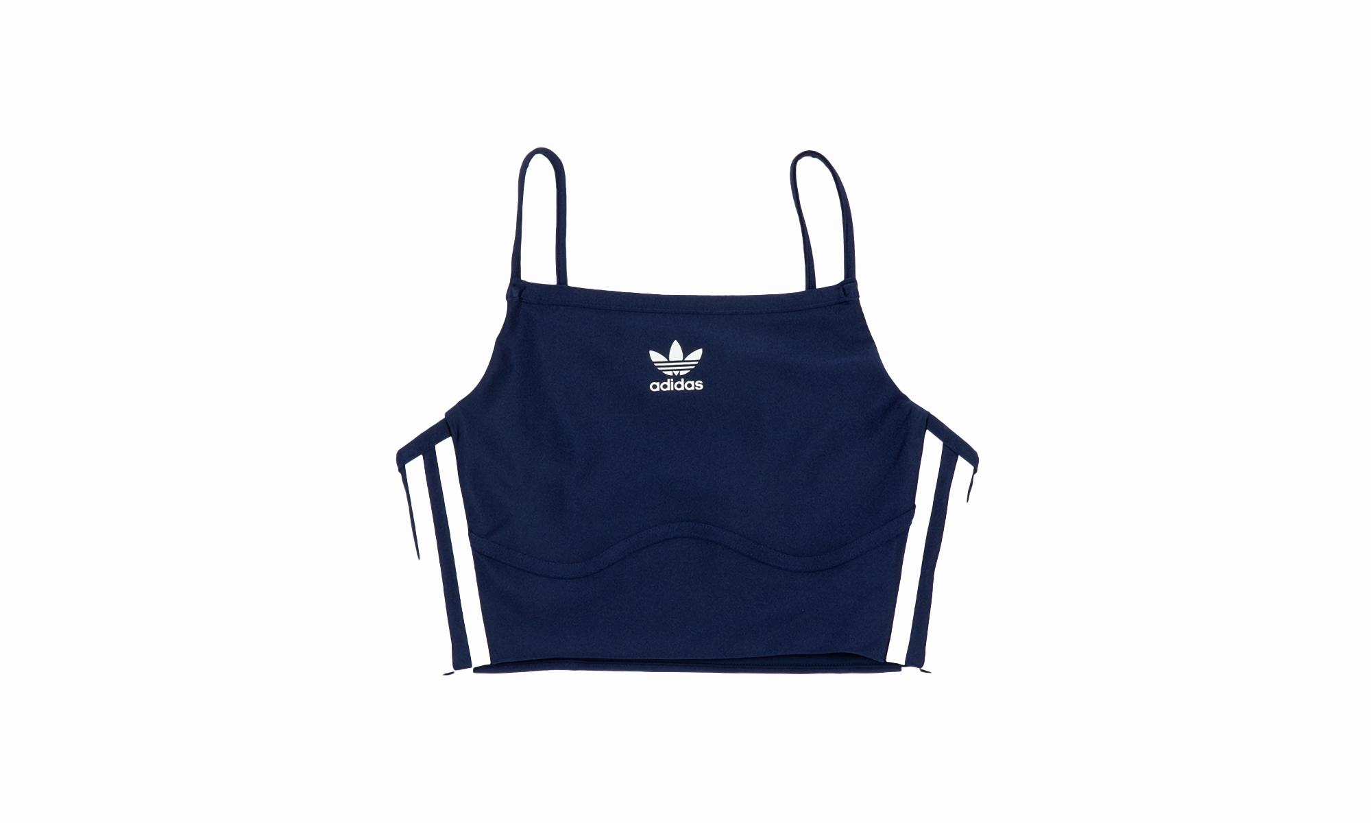 Heat Safe Sport Glow W 3-Stripe Bra Top "BLUE"