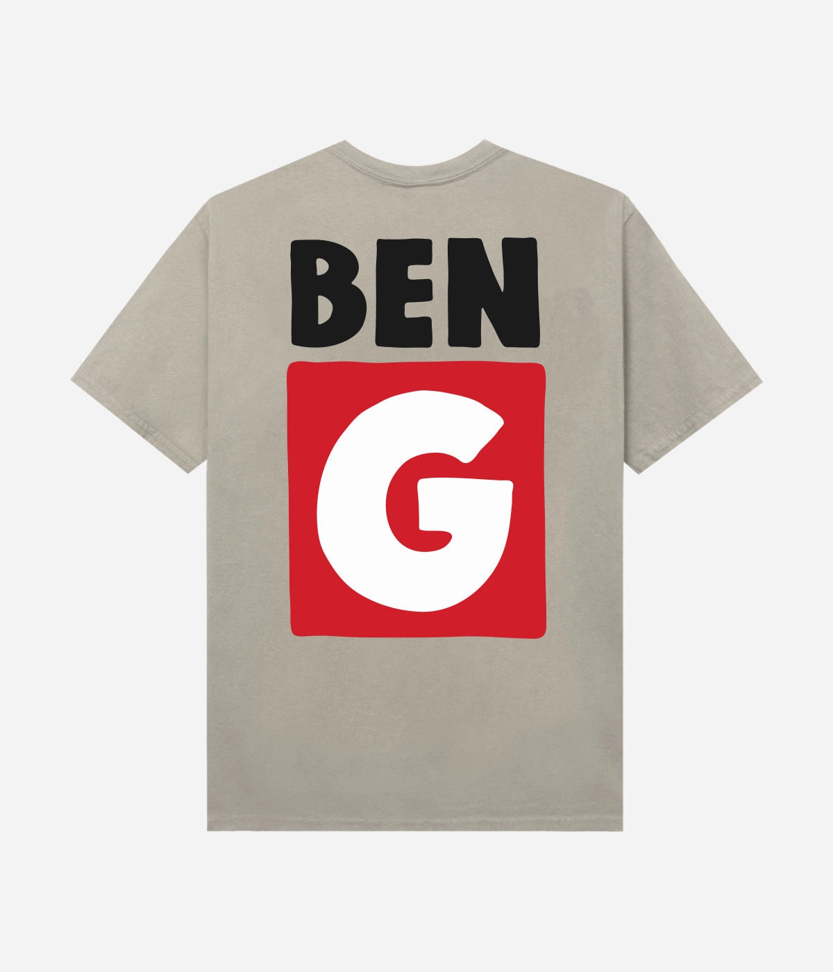 Ben-G Block Logo T-Shirt Hidden Placket Button-up