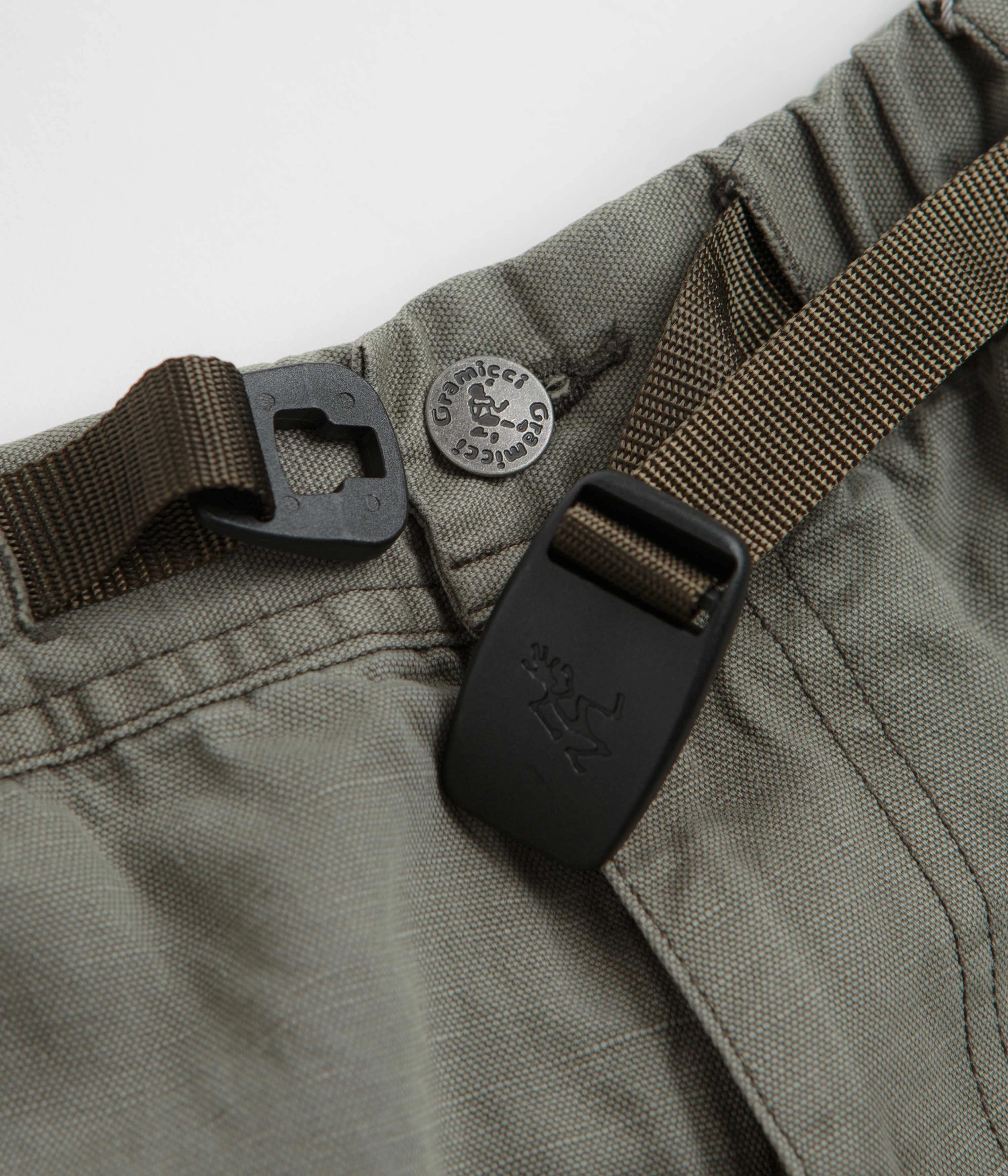 Street Inspired Urban Style Gramicci Canvas Work Pants - Dusk Aged