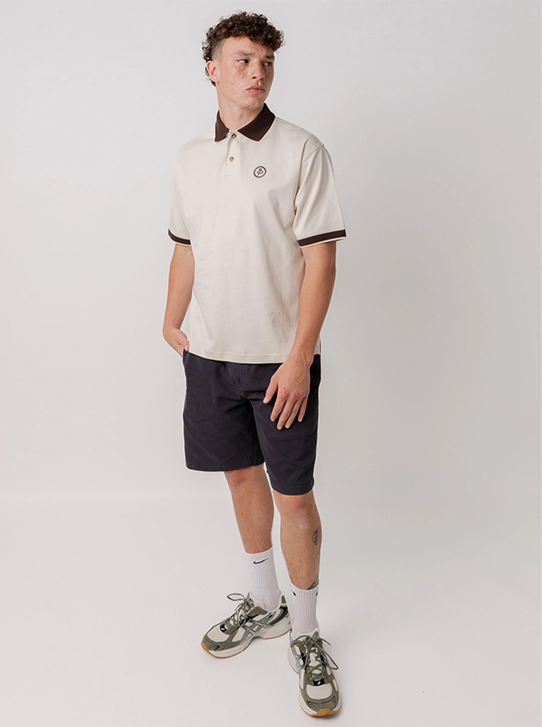 Fairway Shorts in Dark Navy colorfast Classic Cut