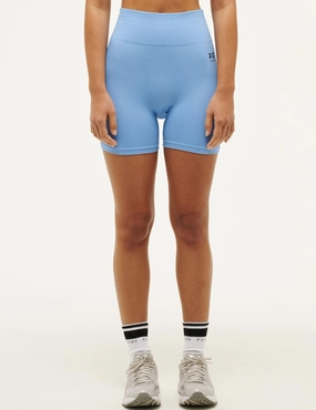 Light Stretch Restore Seamless 5" Bike Short - Cornflower Blue